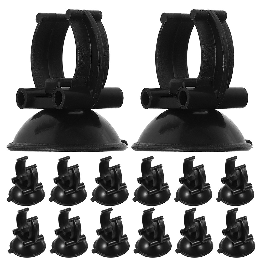 Plastic Pipe Clip - คลิปหนีบติดตั้งเครื่องทำความร้อนตู้ปลา 40 ชิ้น อุปกรณ์ตู้ปลา ตัวล็อกท่อน้ำ