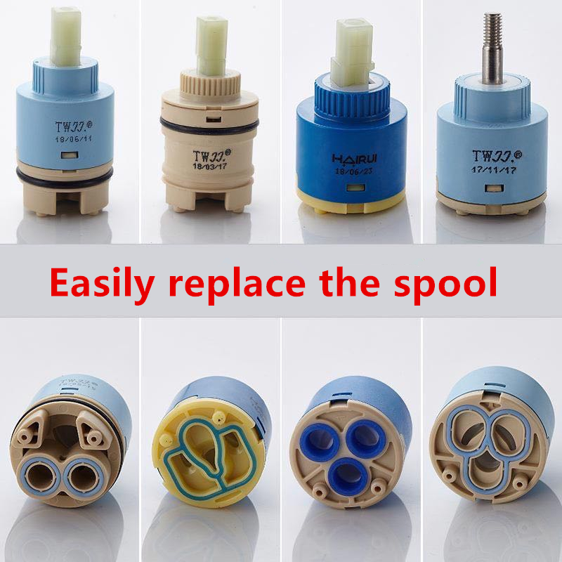 Shower Valve Cartridge - แตะผสมสูง Spool Valve 25มม./35มม./40มม.ก๊อกน้ำเซรามิคตลับก๊อกน้ำผสมห้องครัวอ่างล้างหน้าฝักบัว
