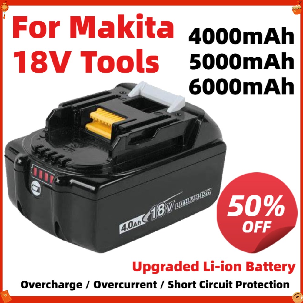 แบตเตอรี่อัพเกรด 6000mAh สำหรั - Makita Drill Dtw300 บทวิจารณ์และราคา