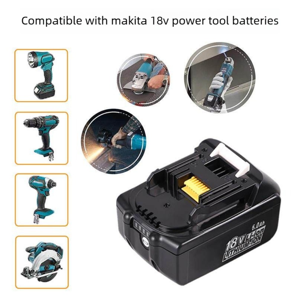 แบตเตอรี่อัพเกรด 6000mAh สำหรั - Makita Drill Dtw300 บทวิจารณ์และราคา