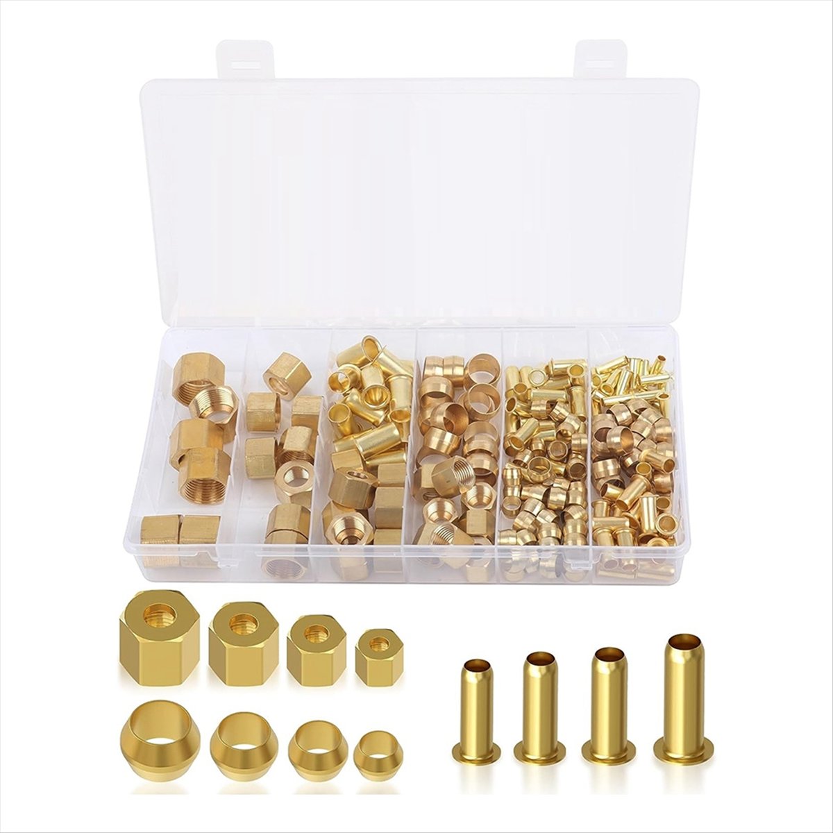 ชุดอุปกรณ์ข้อต่อแบบอัด AT16 18 - Compression Fitting Brass บทวิจารณ์และราคา